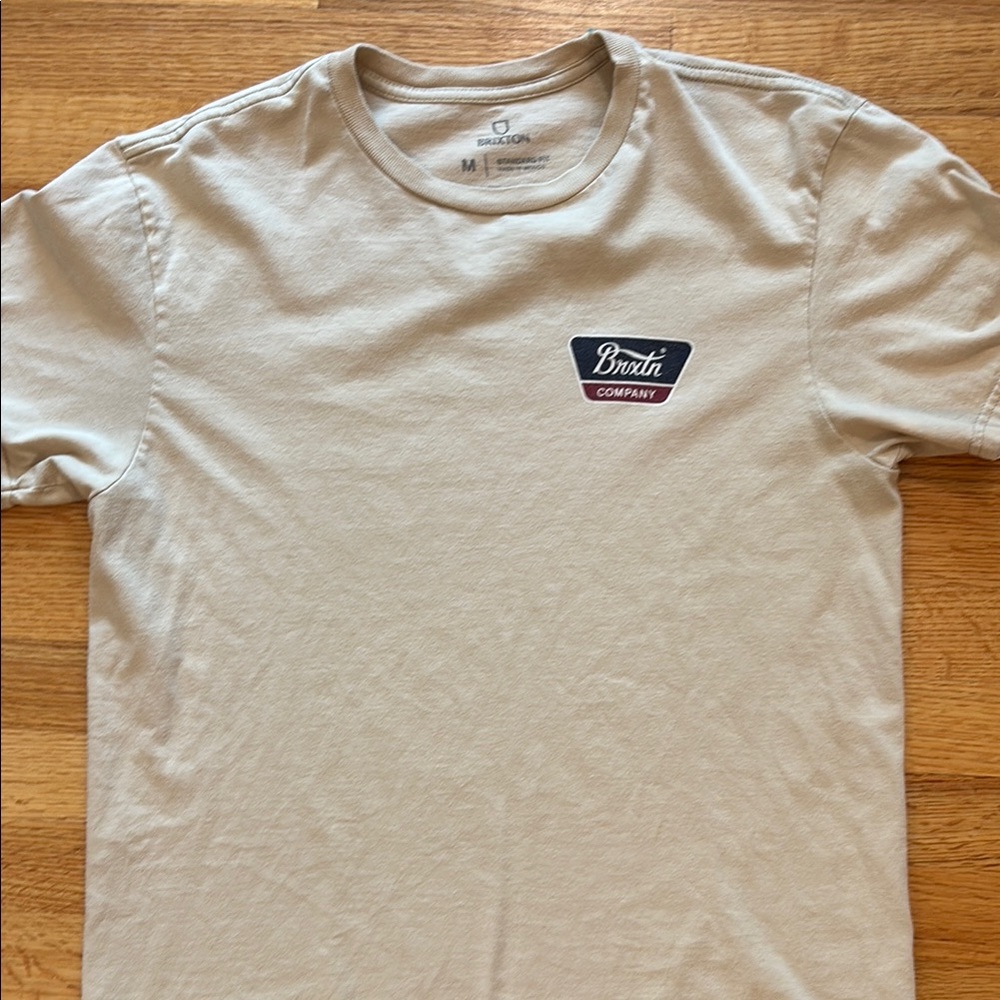 Men's Cream Brixton T-Shirt